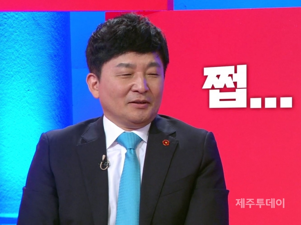 원희룡 제주도지사가 KBS2 예능 프로그램 '사장님 귀는 당나귀 귀'에 출연하는 모습. (사진=KBS2 방송 화면 갈무리)
