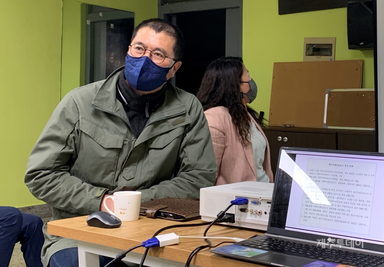 홍영철 제주참여환경연대 공동대표.(사진=박건도 제주가치 사무처장)