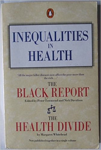 영국 노동당이 NHS 운영 성과를 평가하기 위해 작성한 보고서 'INEQUALITIES IN HEALTH; BLACK REPORT'. (사진=박형근 교수 제공)