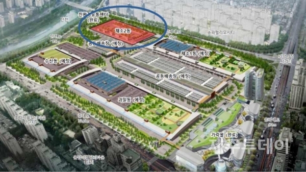 가락시장 현대화 시설 조감도. (사진=고창건 제공)