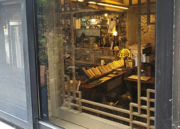 정원에서 책방 내부를 바라본 풍경. (사진=요행)