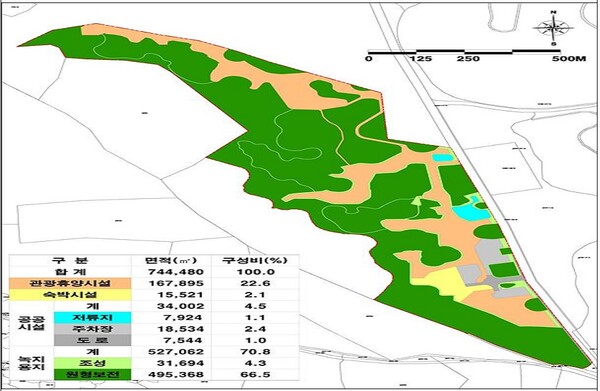'제주자연체험파크 조성사업' 계획평면도. (사진=제주도 제공)