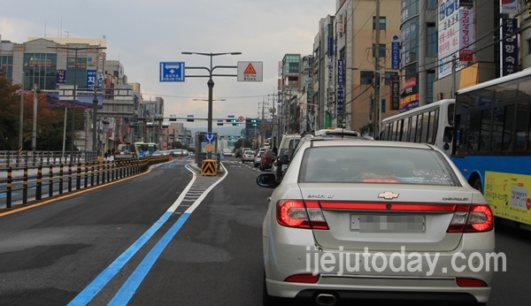 버스중앙차로 진입로(사진=제주투데이 DB)