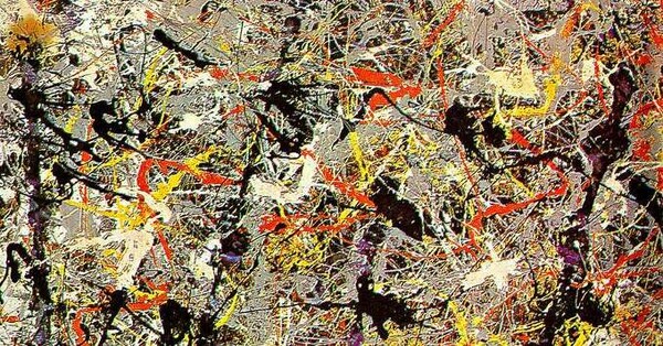 'Blue Poles, Number 11' 잭슨 폴록 작. 1952년