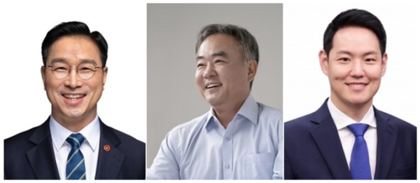 (왼쪽부터) 위성곤, 송재호, 김한규 의원. (사진=제주투데이DB)