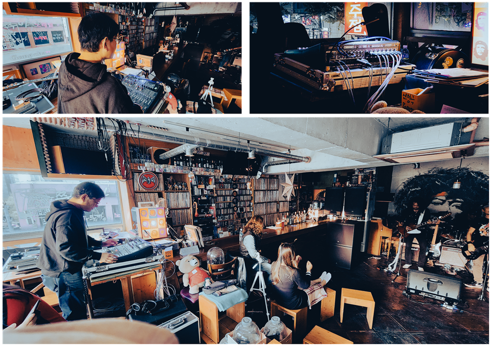 사운드 셋팅중인 하이게인社 오퍼레이터. (사진=락하두)