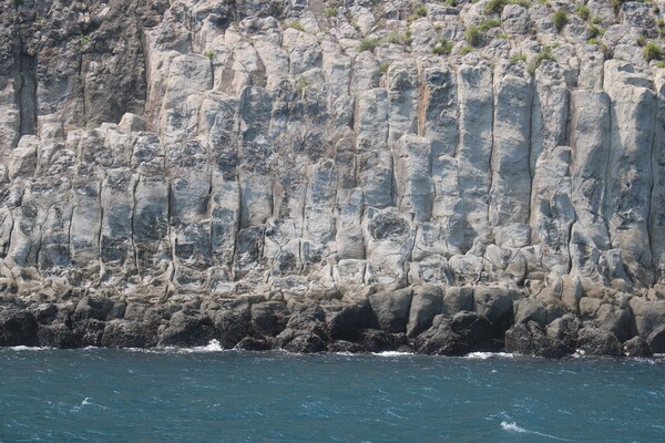 범섬 주상절리대. (사진=박지희 기자)