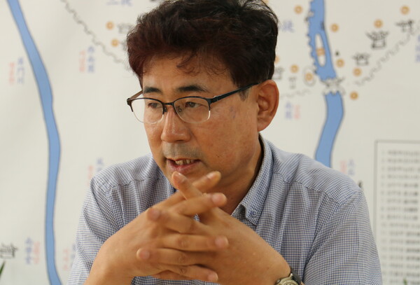 홍명환 제주도시재생지원센터장(사진=김재훈 기자)