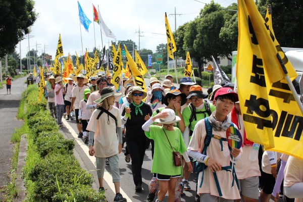 2019제주생명평화대행진(사진=김재훈 기자)