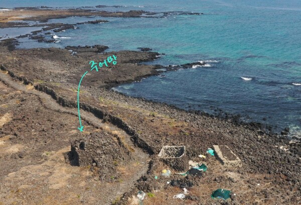 표선 동하동 ‘주어코지’에 세워진 ‘주어망’(사진=고승욱)