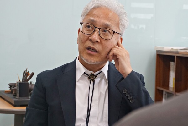 임영구 표선고 교장.(사진=박지희 기자)