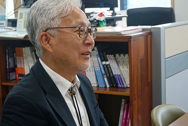 임영구 표선고 교장.(사진=박지희 기자)