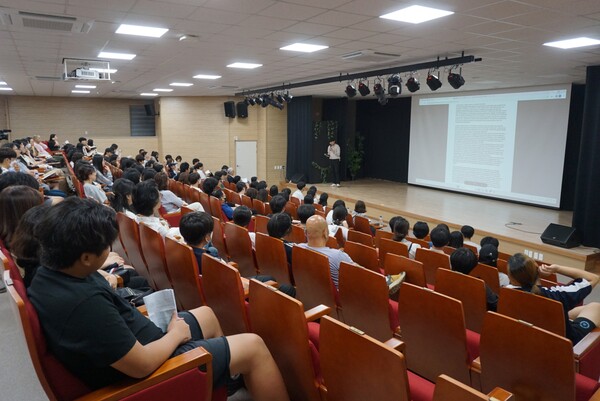  표선고 입학설명회.(사진=박지희 기자)