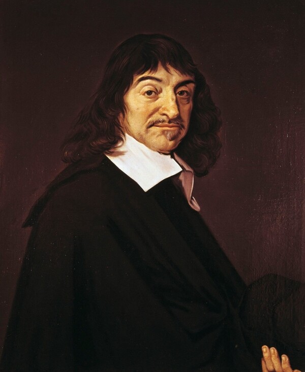데카르트의 초상. 1648년 Frans Hals 작. 루브르미술관 소장.