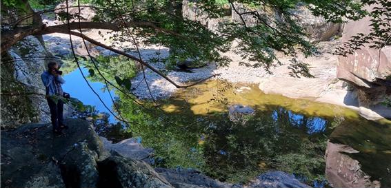 도람지궤당 바로 앞 계곡. (사진=여연)