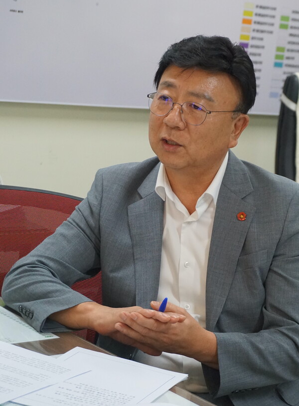 고성대 제주도 도시균형추진단장(사진=박지희 기자)