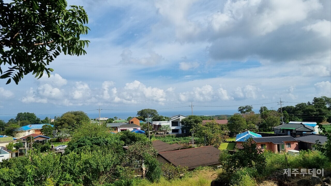 고지대에 위치하면서도 용천수가 풍부한 유수암 마을. (사진=여연)