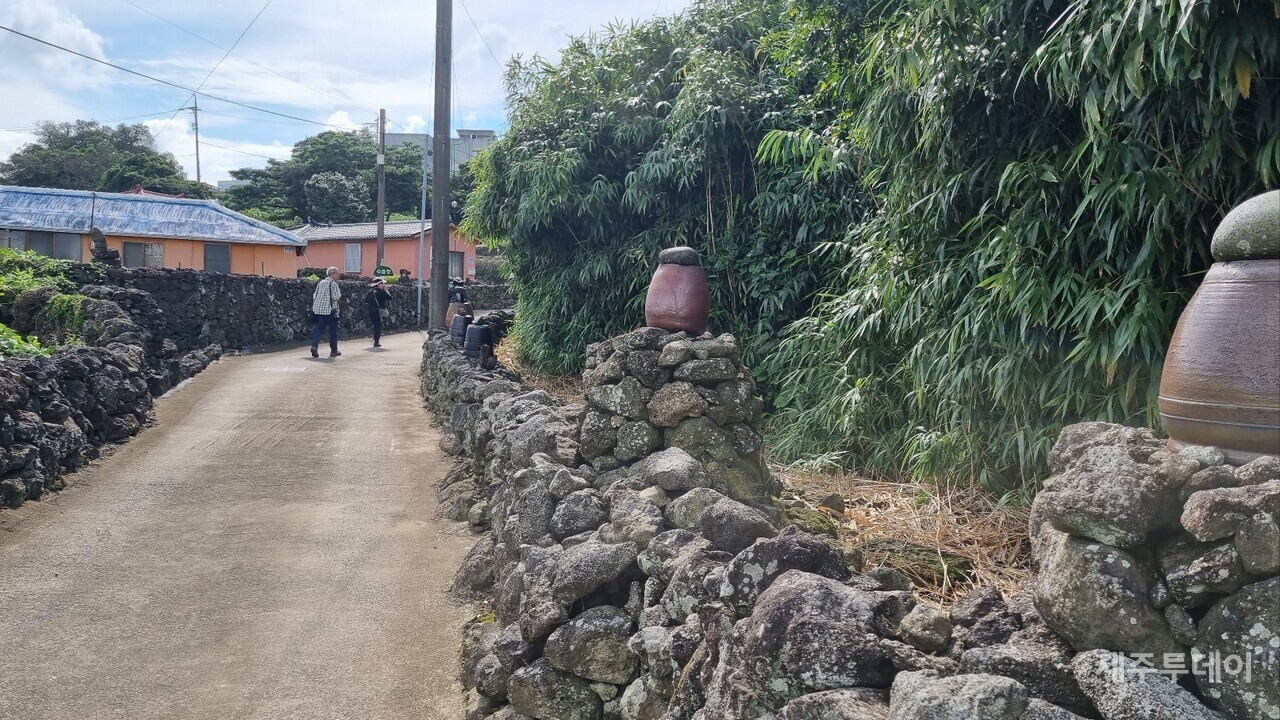 절동산 아래 마을길을 걸으며 집 정원을 들여다보는 즐거움을 누렸다. (사진=여연)