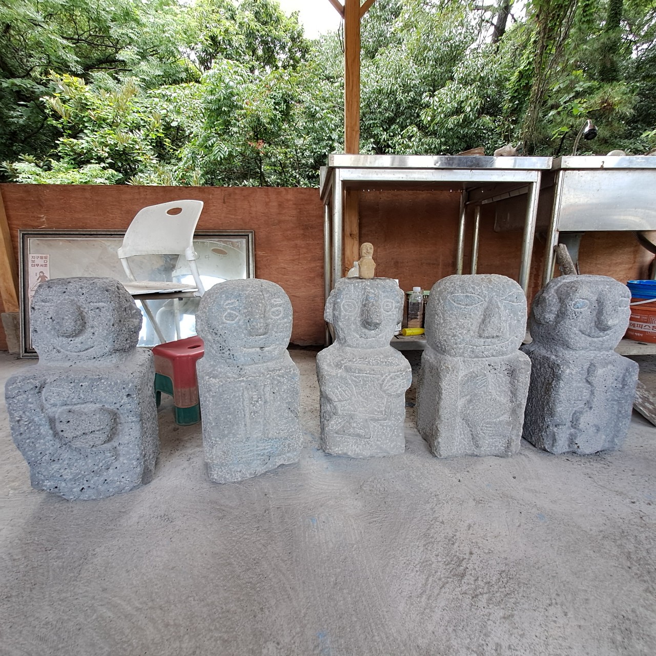 완성된 돌조각. (사진=제주볍씨학교 제공)