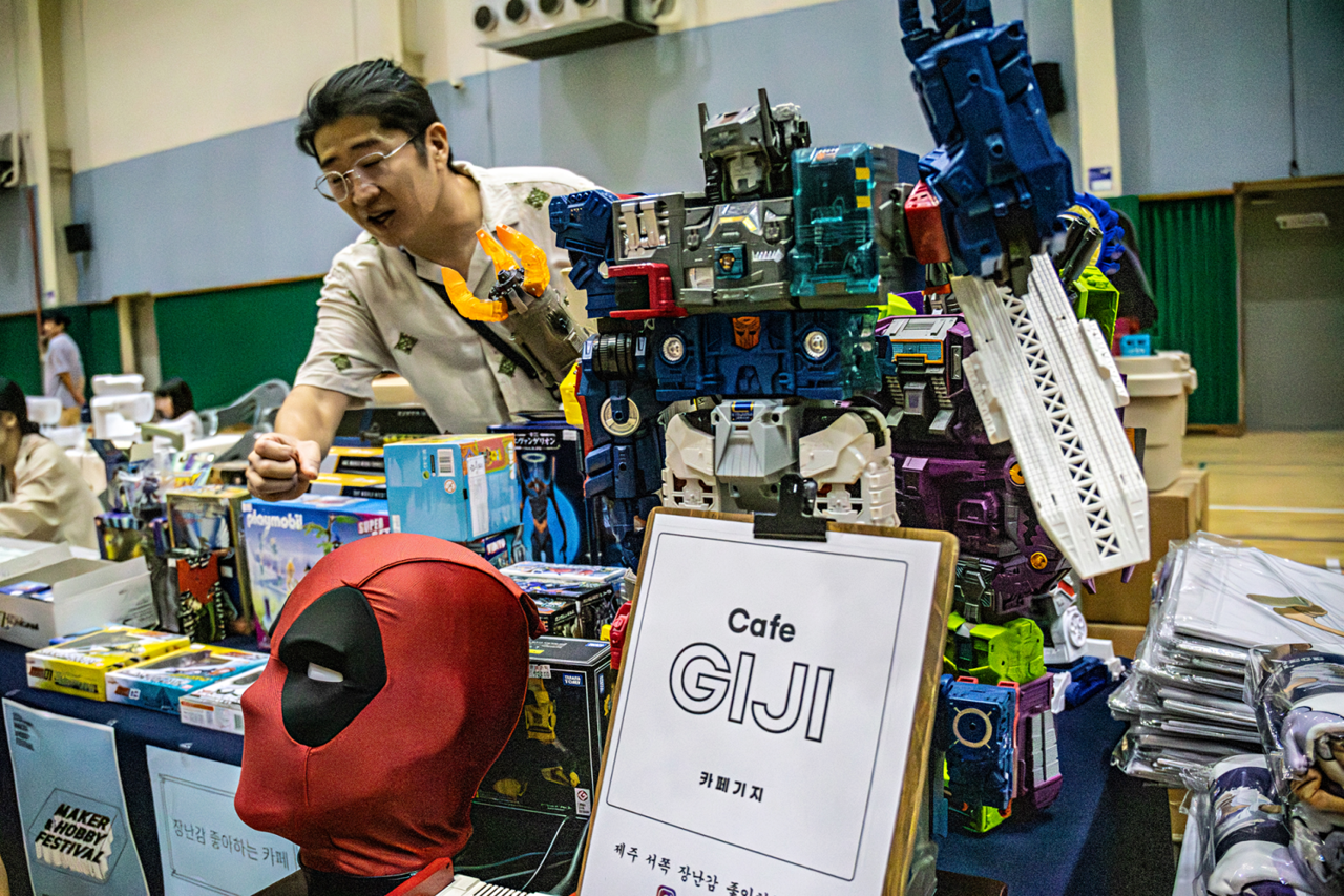 ‘2024 상상을 담다. MAKER & HOBBY FESTIVAL’이 8월 18일 오후 사라봉다목적체육관에서 열렸다. (사진=락하두)