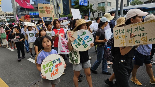 907제주기후정의행진. (사진=김재훈 기자)