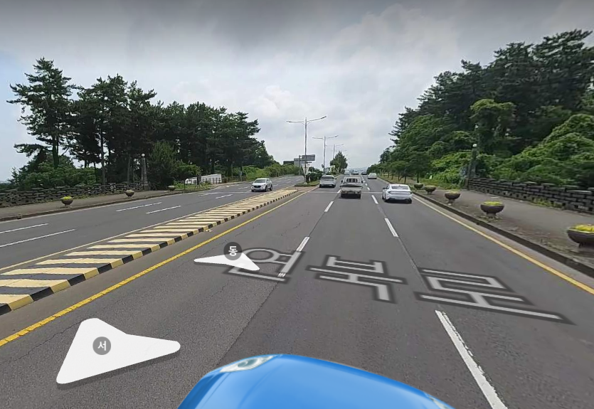 제주 차 없는 거리 행사가 진행될 예정인 연북로. (사진=다음 로드뷰)