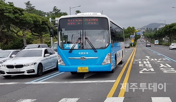 제주도내 버스의 모습(사진=제주투데이 DB)
