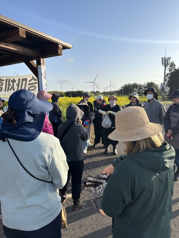 고사리 채취는 패션이 반이다(사진=제주패스파인더 제공)