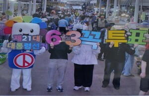 "투표지 촬영은 불법"..."투표인증샷 투표소 밖에서는 가능"